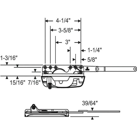 Strybuc Dyad Casement Operator 36-371ENSS
